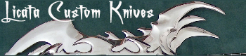 Custom fantasy knives, swords, daggers pins, armor, jackets, rings, and more by Steven Licata weaponsmith (973) 588-4909